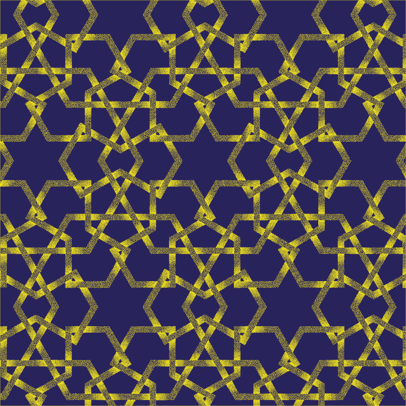 Alfombra vinílica baño acento de baño geométrico - TenVinilo