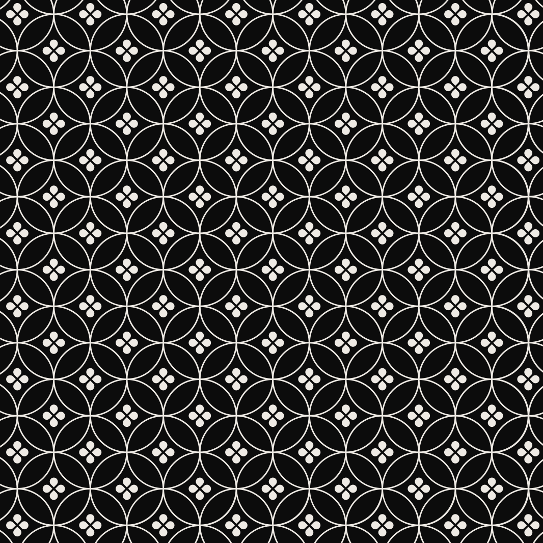 Alfombra vinílica geométrica patrón de círculo geométrico - TenVinilo