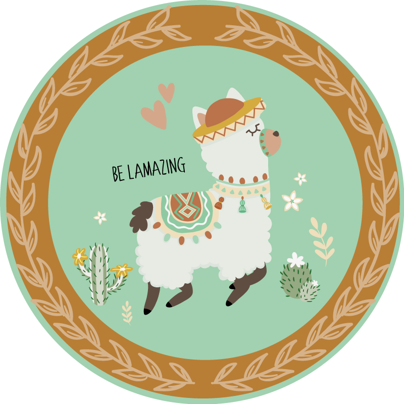 Alfombra vinílica animales ser llamativo - TenVinilo