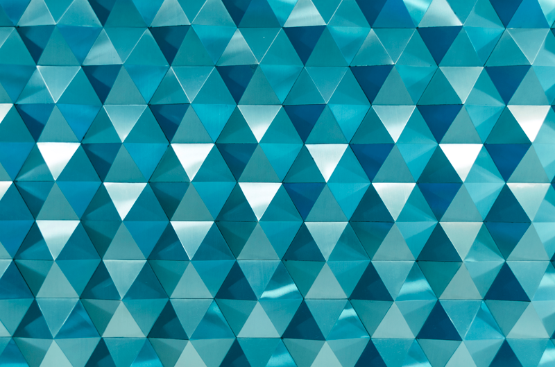 Alfombra vinílica geométrica mosaico triangular - TenVinilo