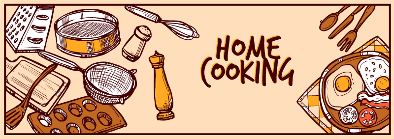 Alfombra vinilp cocina frase cocina casera - TenVinilo