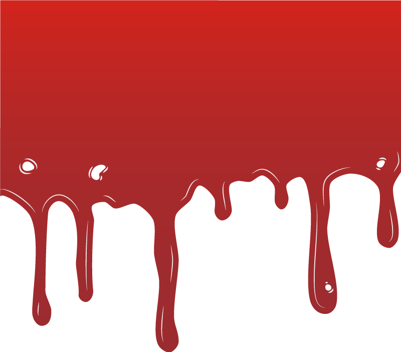 Alfombra vinílica Halloween pintura goteando - TenVinilo