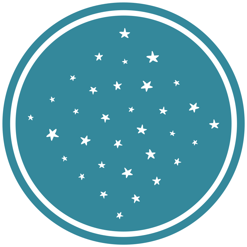 Alfombra vinílica de estrellas motivo estelar - TenVinilo