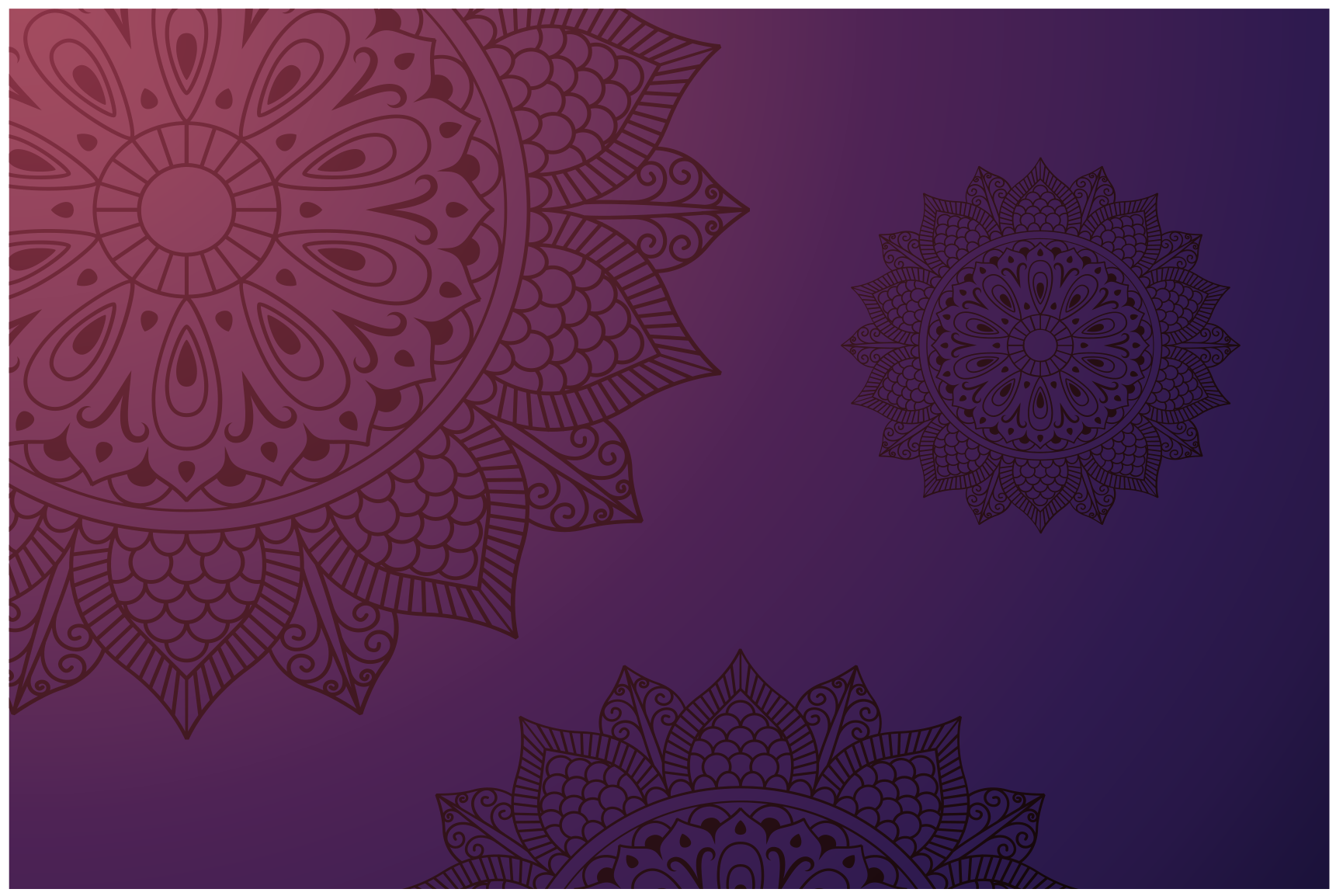 Alfombra vinílica mandala Azul brillante y claro - TenVinilo