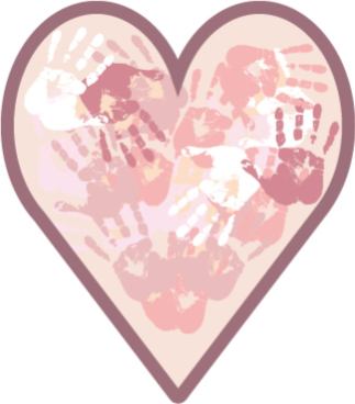 Alfombra vinílica personalizable corazón personalizado - TenVinilo