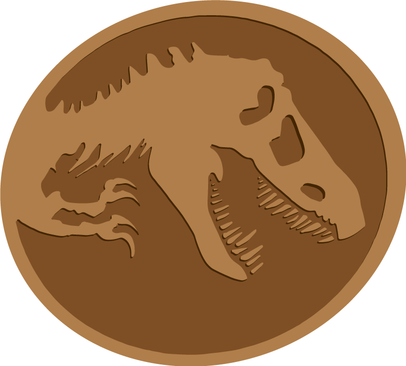 Alfombra vinílica animales fósiles de dinosaurios - TenVinilo