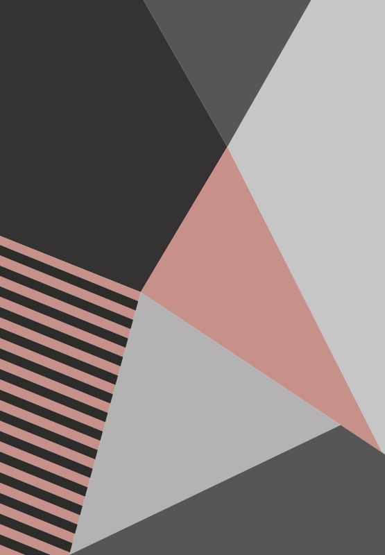 Alfombra vinílica moderna motivo geométrico triangular - TenVinilo