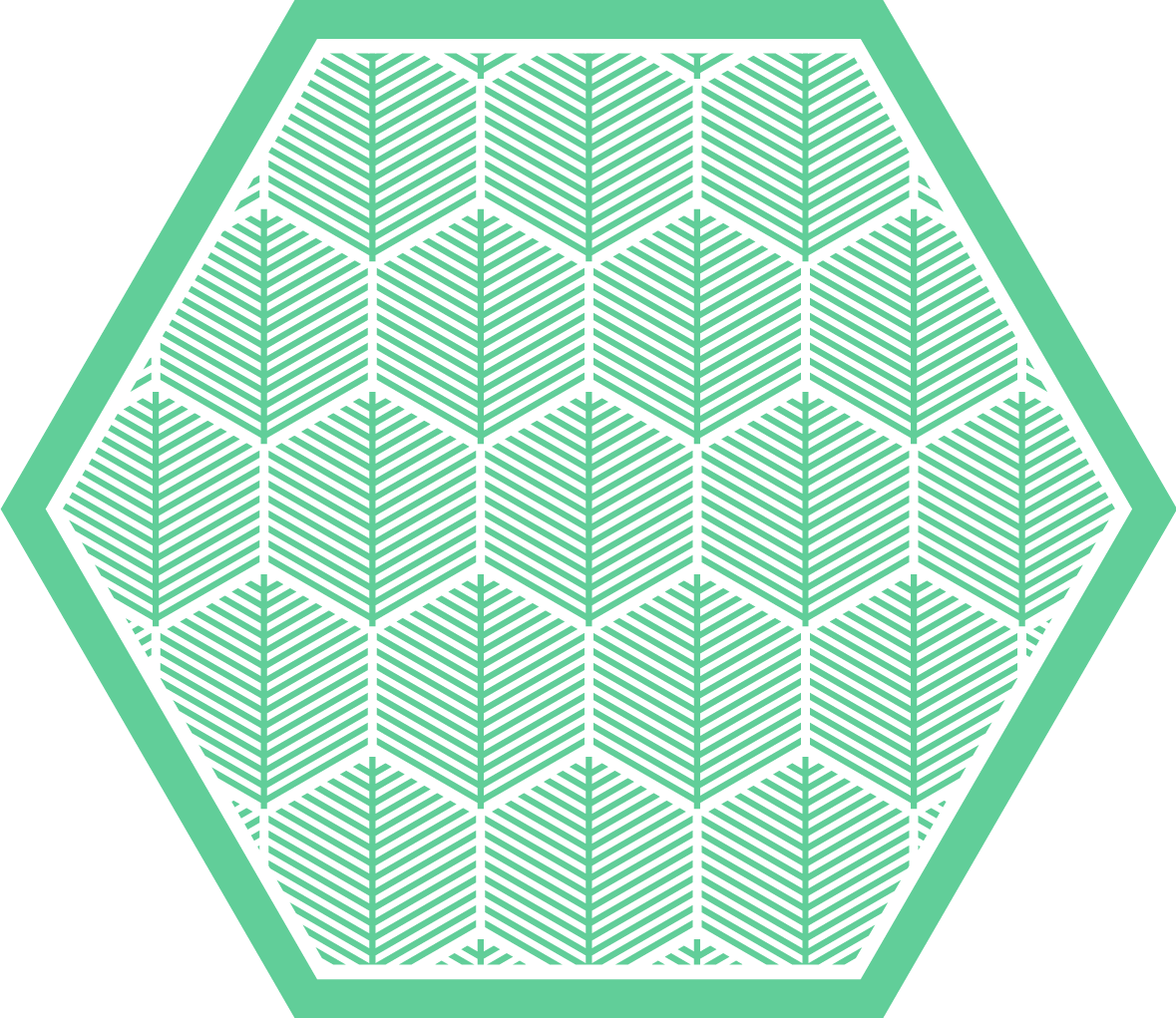 Alfombra vinílica flores geometría botánica - TenVinilo