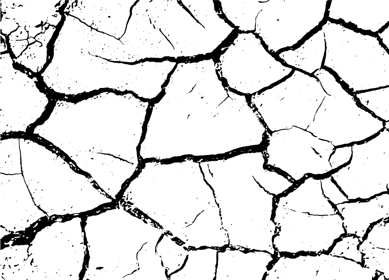 Alfombra vinílica imitación piedra tierra agrietada - TenVinilo