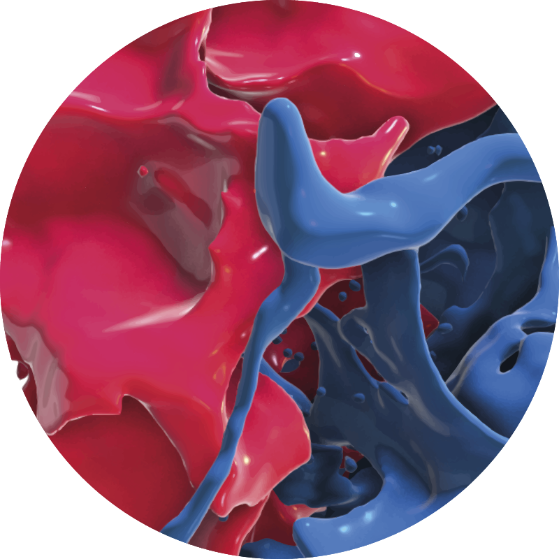 Alfombra vinílica imitación corriente de color abstracta - TenVinilo