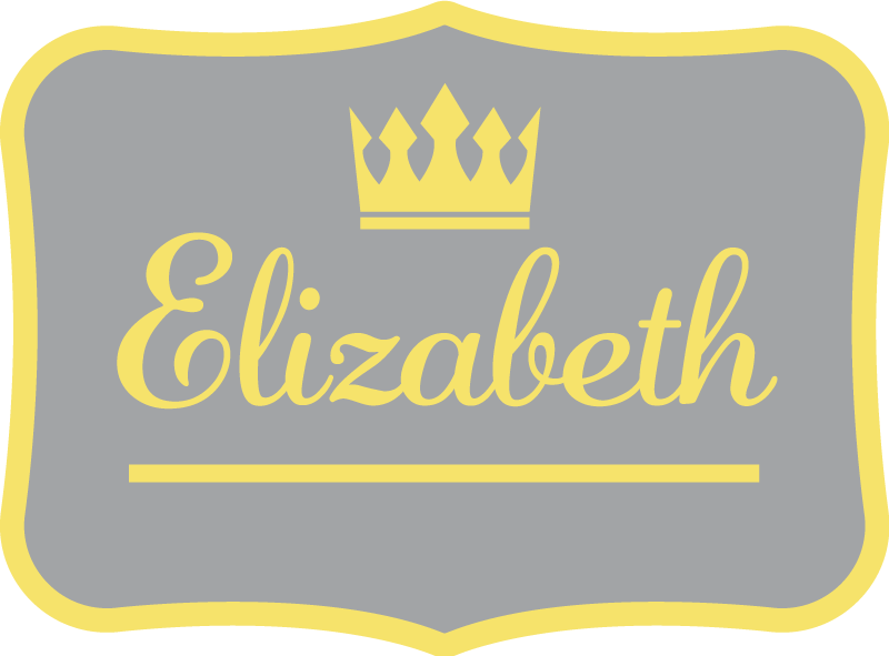 Alfombra vinílica con nombre y corona - TenVinilo