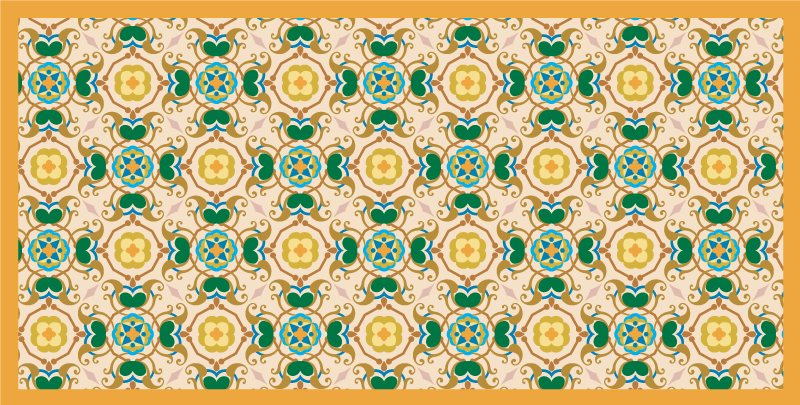 Alfombra vinilo turca efecto mosaico - TenVinilo