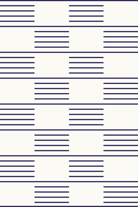 Alfombra vinílica nórdica cuadrados con rayas - TenVinilo