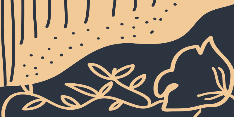 Alfombra vinílica naturaleza motivo de hojas beige - TenVinilo