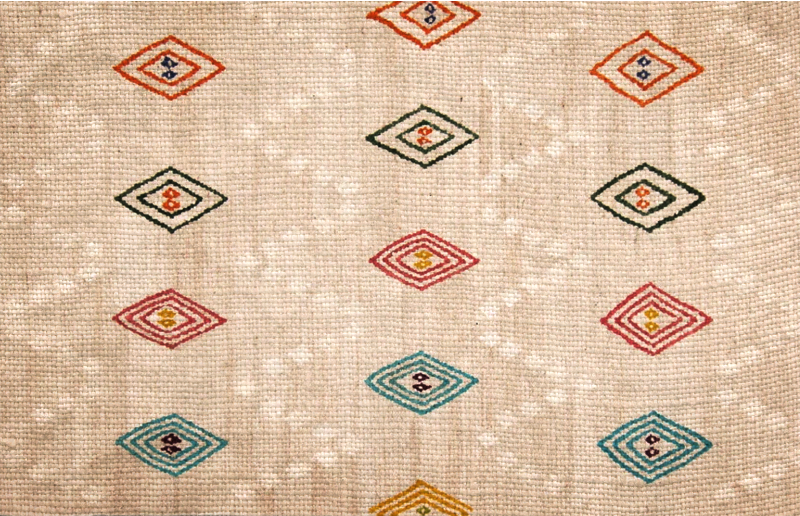 Alfombra vinílica nórdica Ojos jogol - TenVinilo