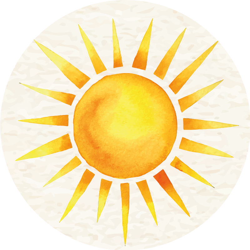 Alfombra vinílica naturaleza explosión soleada - TenVinilo