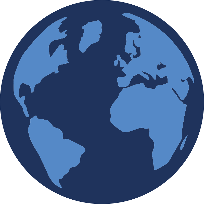 Alfombra vinílica mapamundi representación del globo - TenVinilo