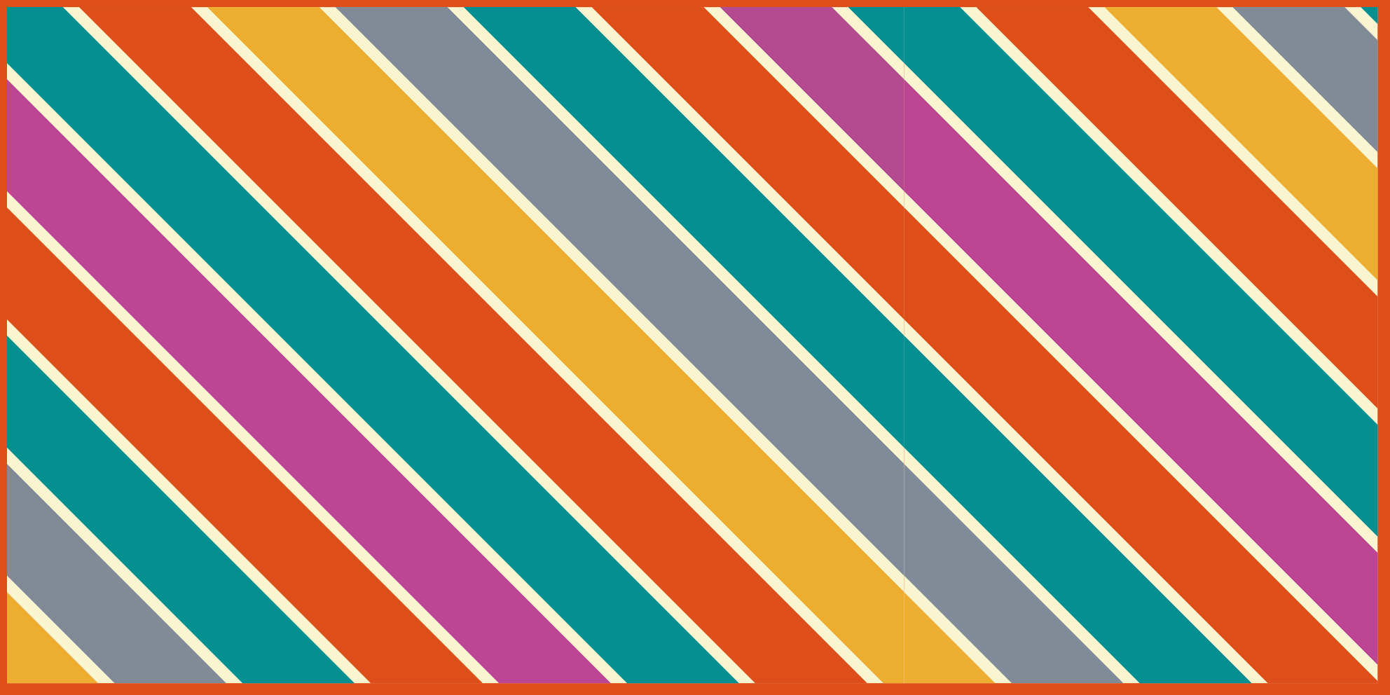 Alfombra vinílica salón superficie rayada de colores - TenVinilo