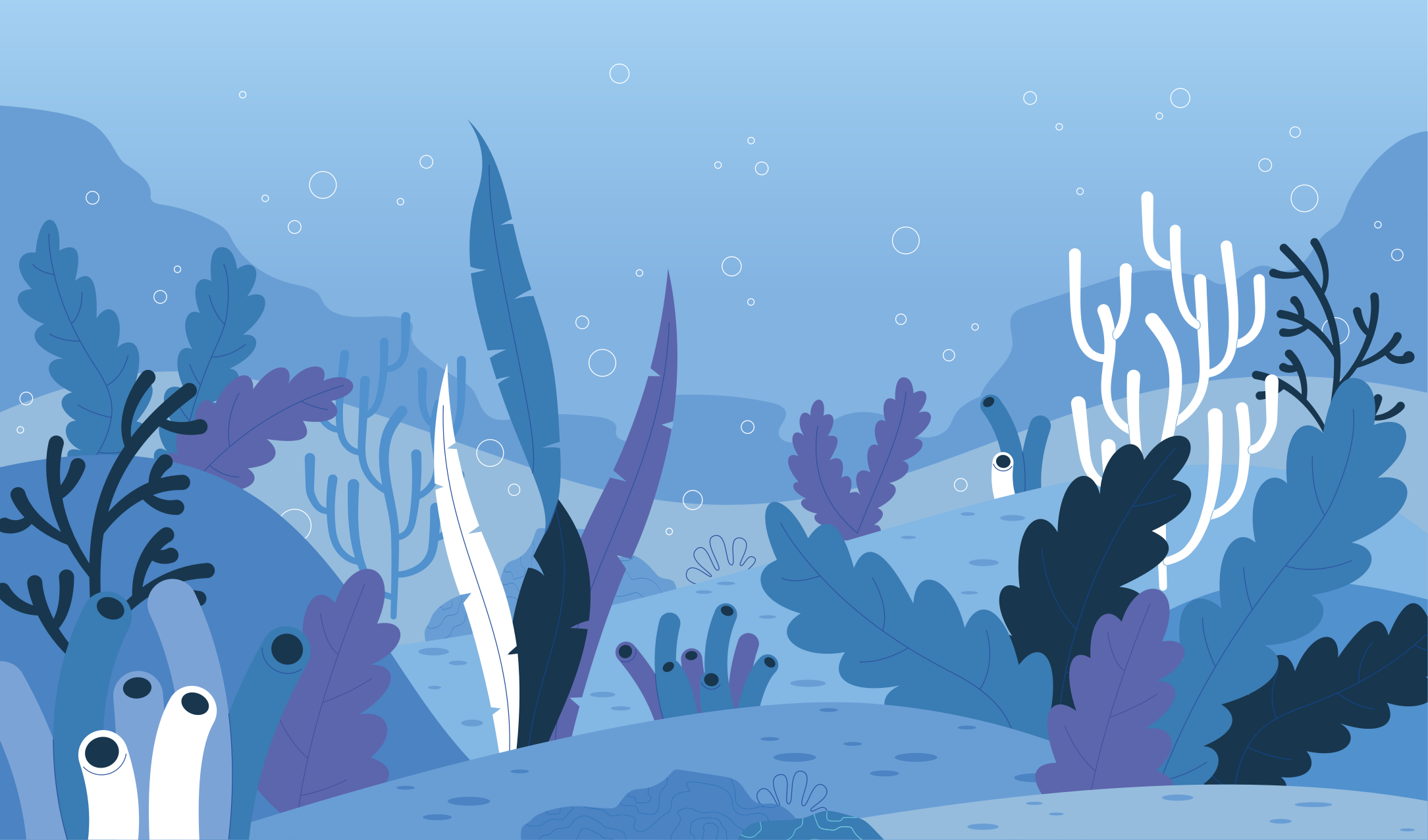 Alfombra vinílica naturaleza paisaje subacuático - TenVinilo