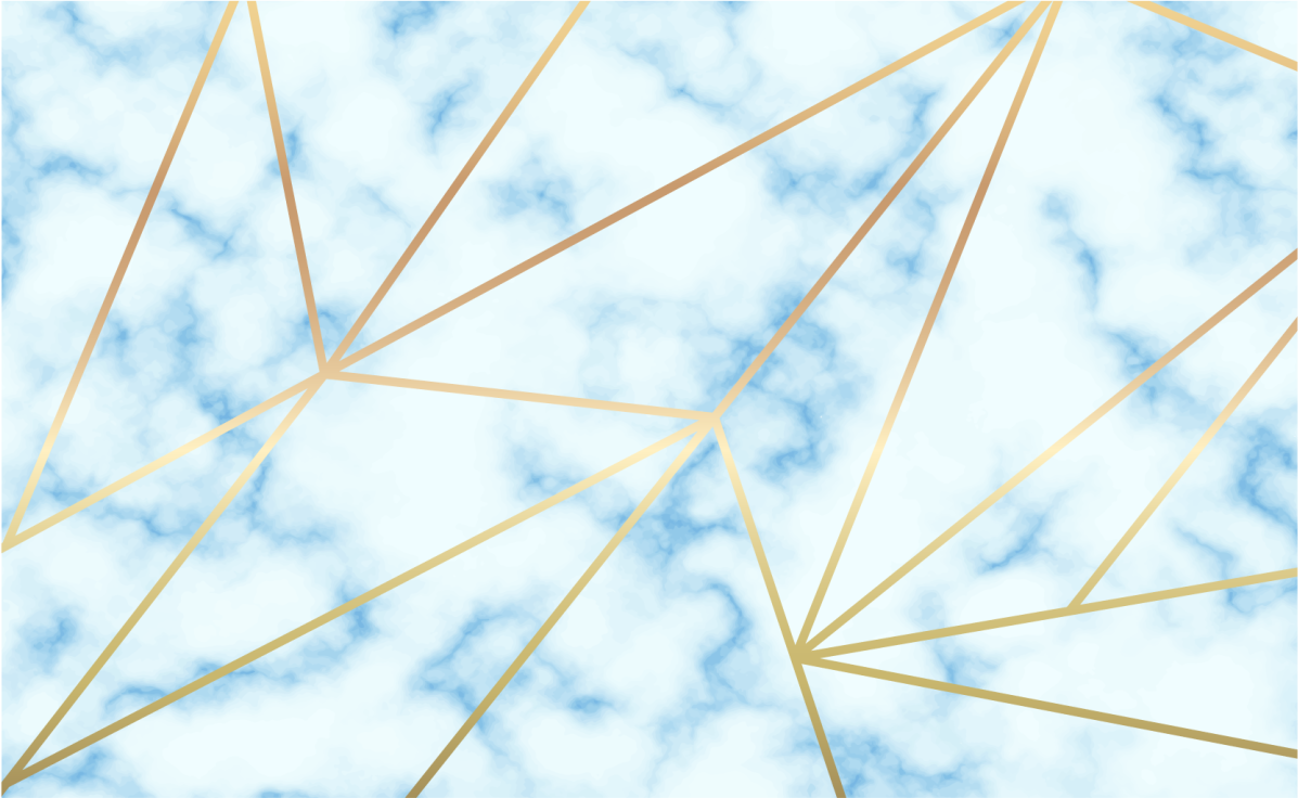 Alfombras vinílicas modernas Efecto mármol azul claro - TenVinilo