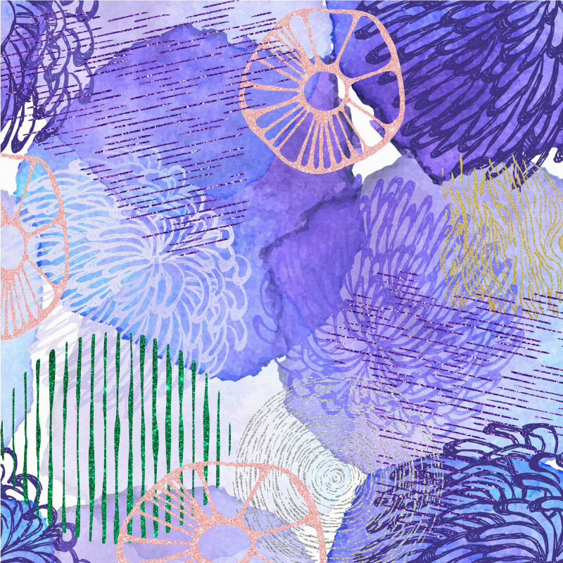 Alfombras vinílicas juvenils Fondo abstracto morado - TenVinilo