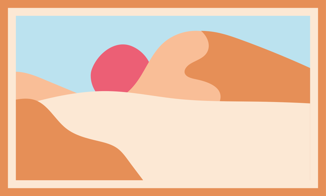 Alfombra vinílica naturaleza paisaje arenoso al atardecer - TenVinilo