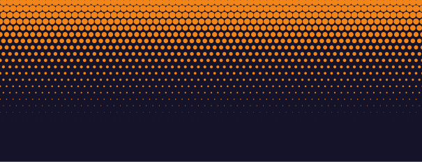 Alfombra vinílica juvenil patrón de puntos degradados - TenVinilo