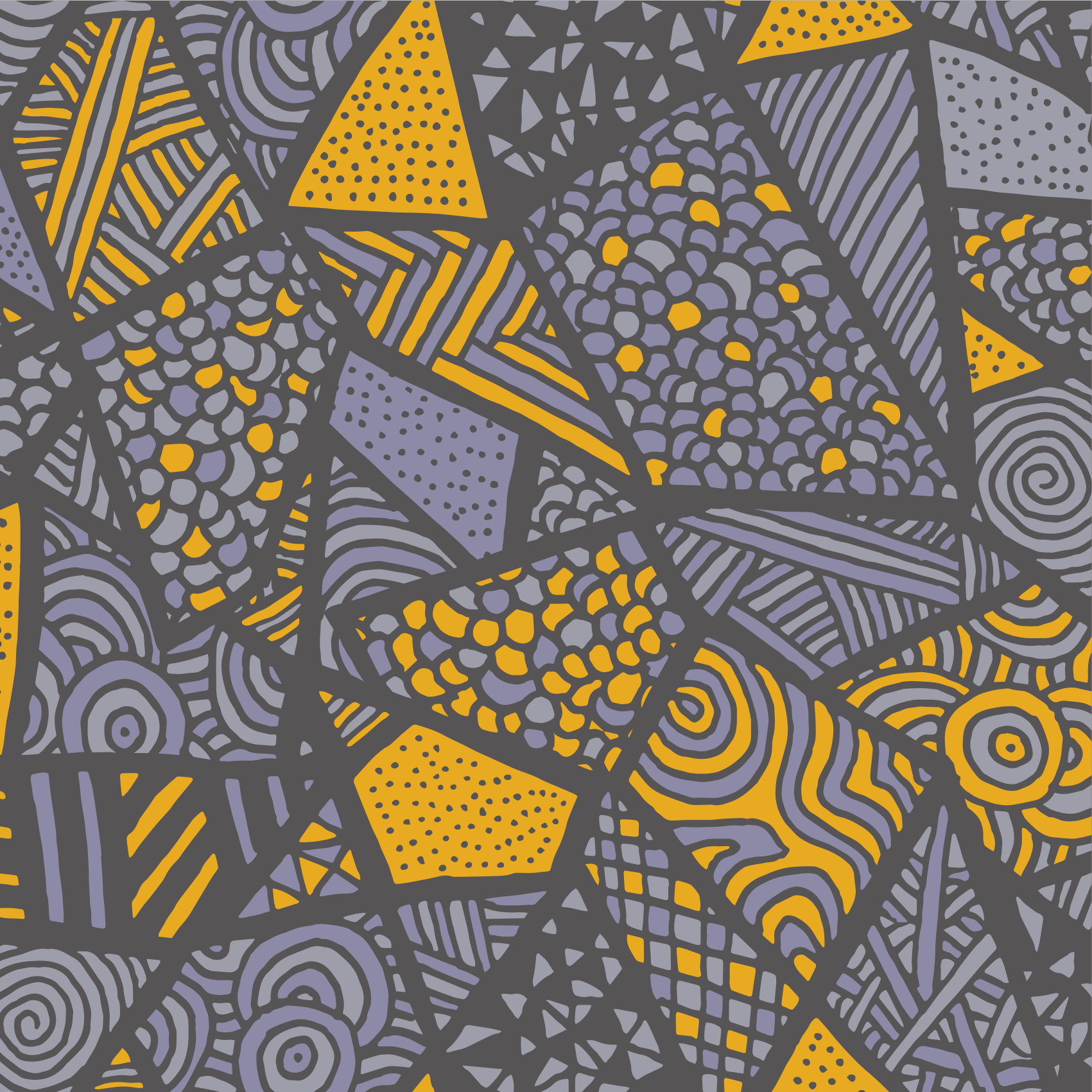 Alfombra vinílica geométrica formas grises dinámicas - TenVinilo