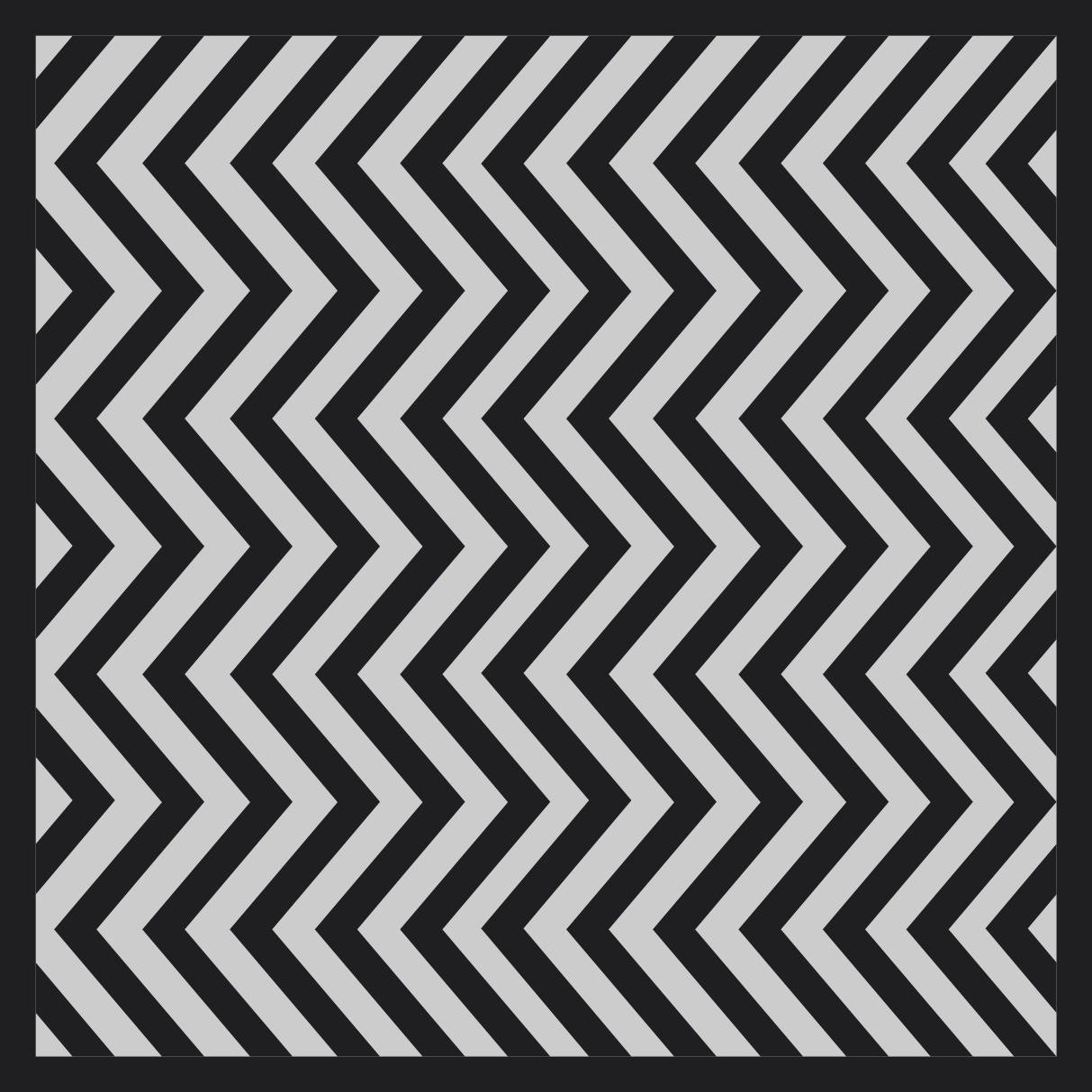 Alfombra vinílica geométrica zigzag negro y gris - TenVinilo