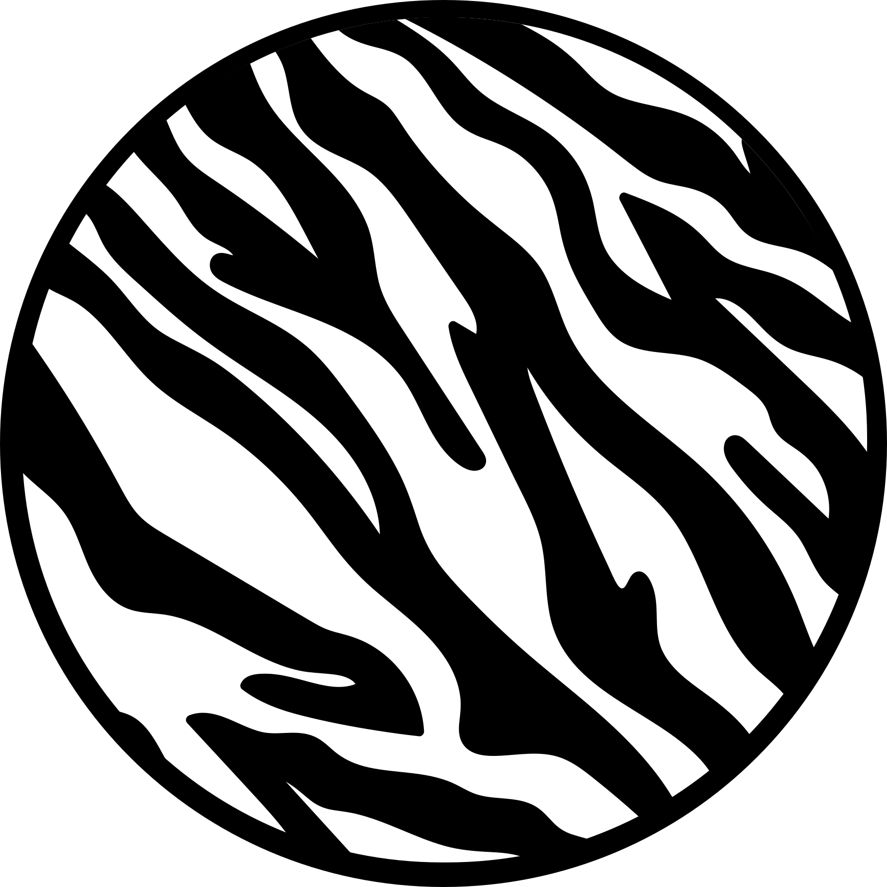 Alfombra vinílica animal print patrón de rayas de cebra - TenVinilo