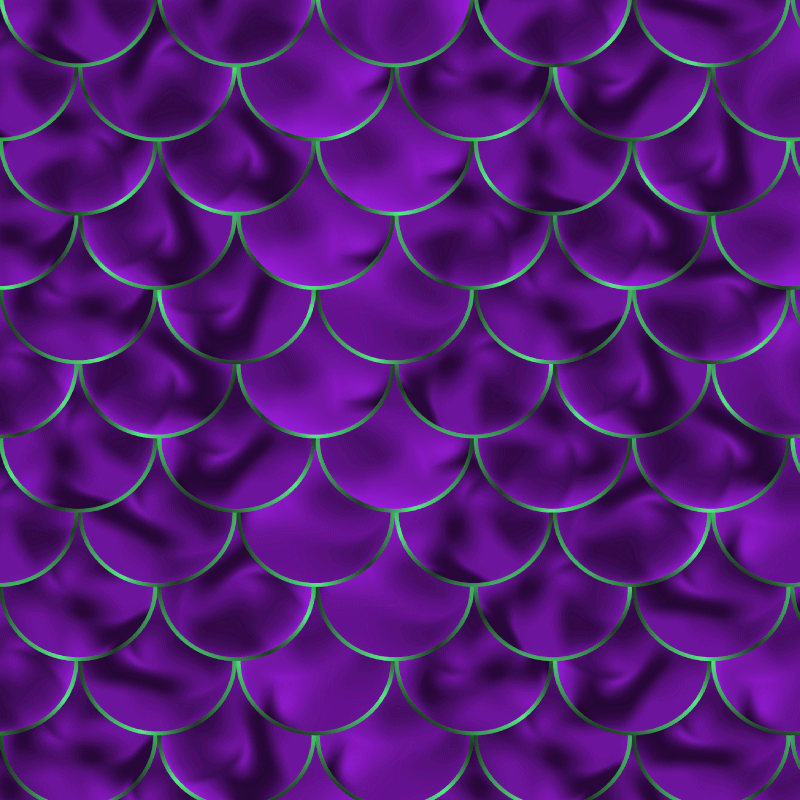 Alfombra vinílica animal print motivo escamas de sirena - TenVinilo