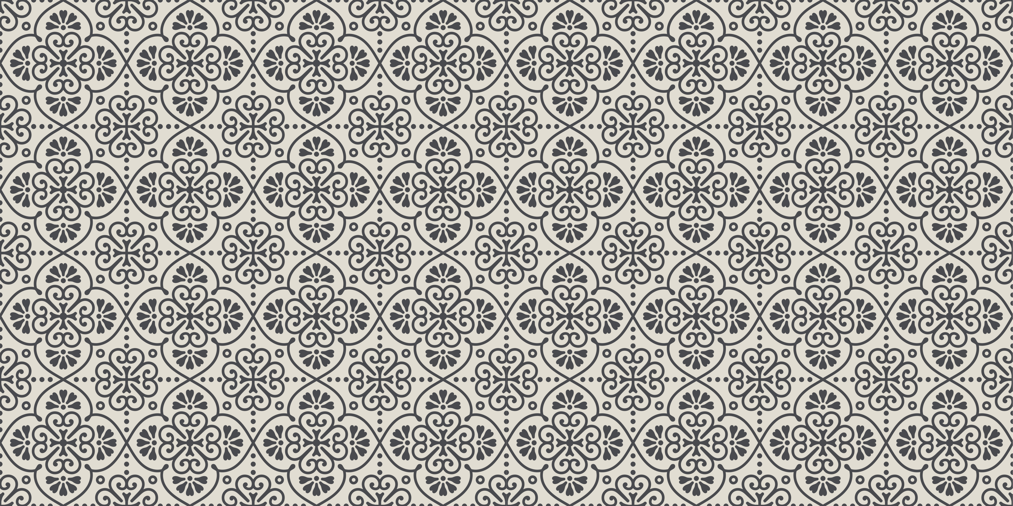 Alfombra vinílica mosaico patrón mosaico elegante - TenVinilo