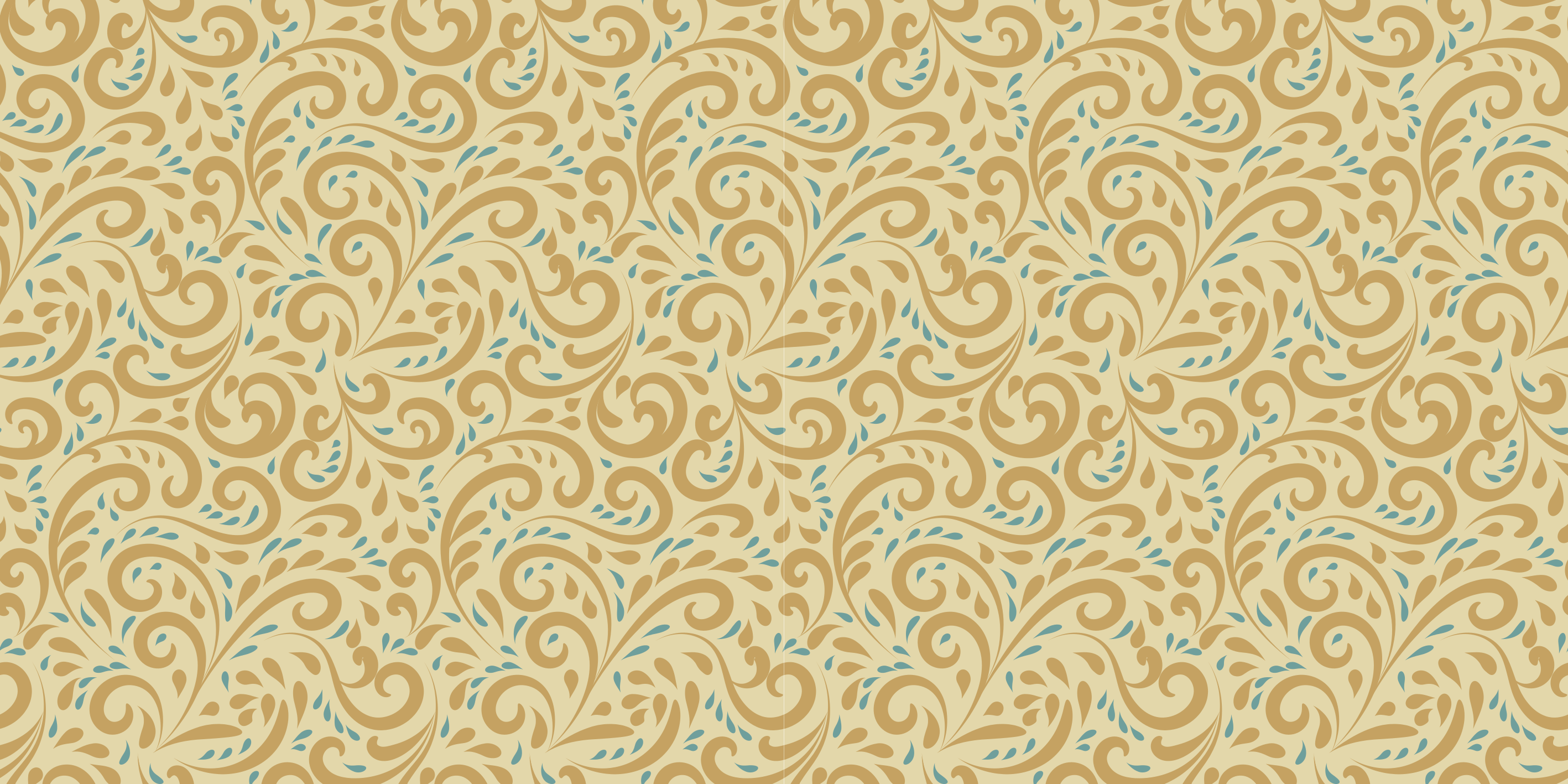 Alfombra vinílica flores elemento de remolino botánico - TenVinilo