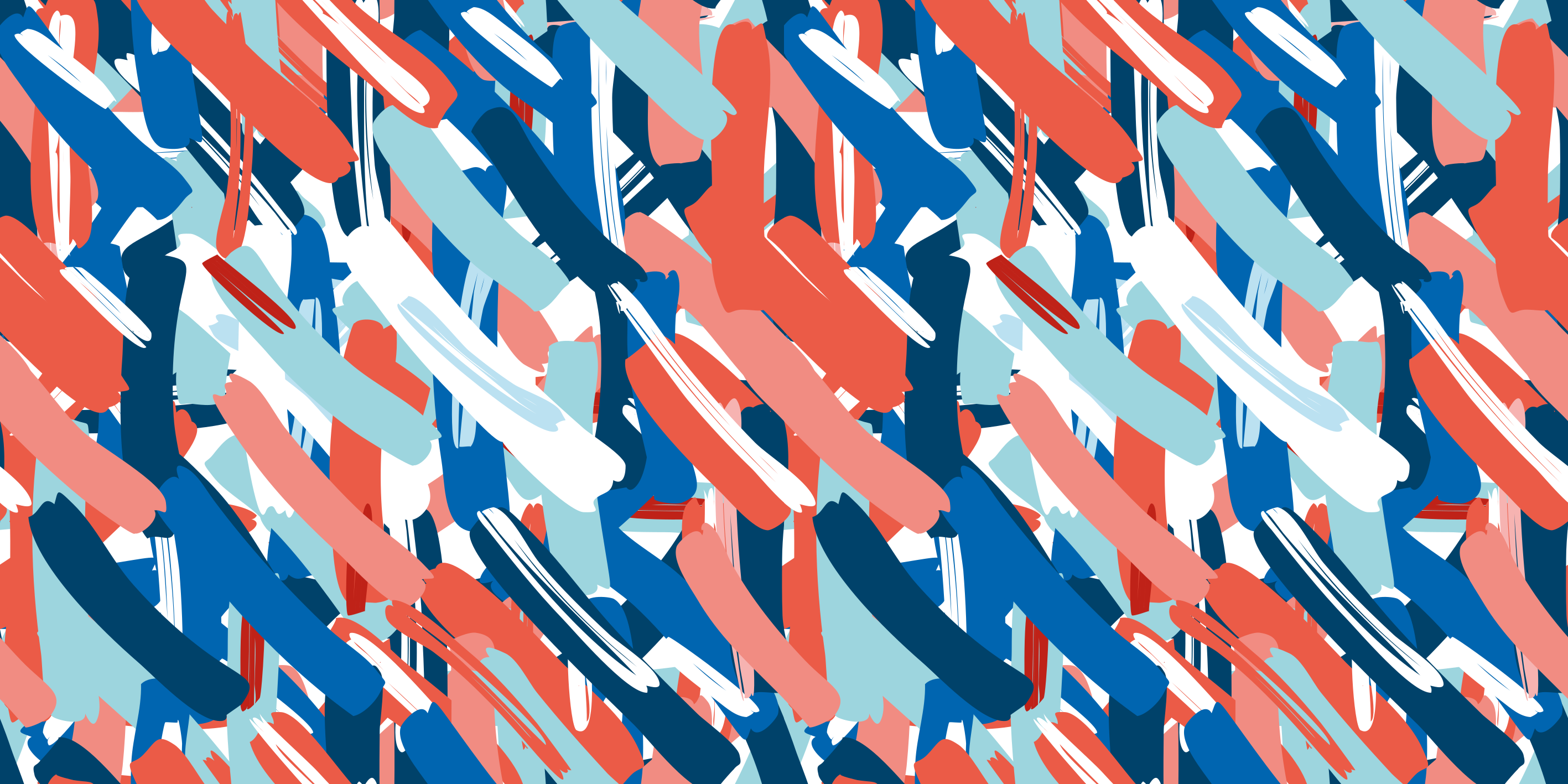 Alfombra vinílica moderna pinceladas coloridas - TenVinilo