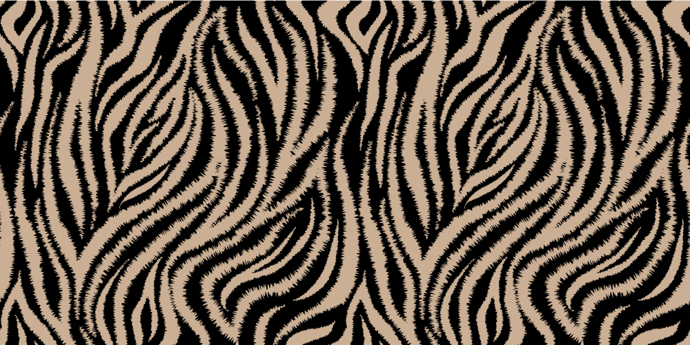 Alfombra vinílica animal print diseño de rayas de cebra - TenVinilo