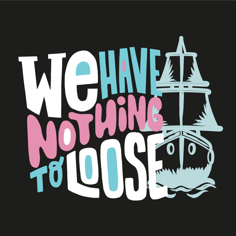 Alfombra vinílica frase tenemos sueltos - TenVinilo