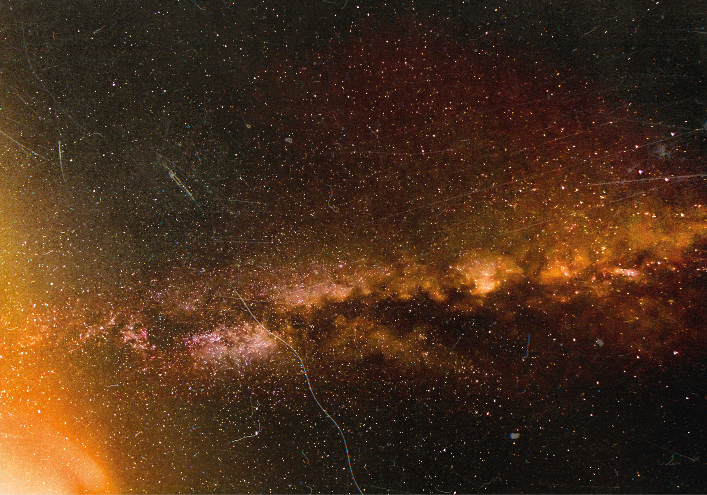 Alfombra vinílica de estrellas vista de la galaxia cósmica - TenVinilo