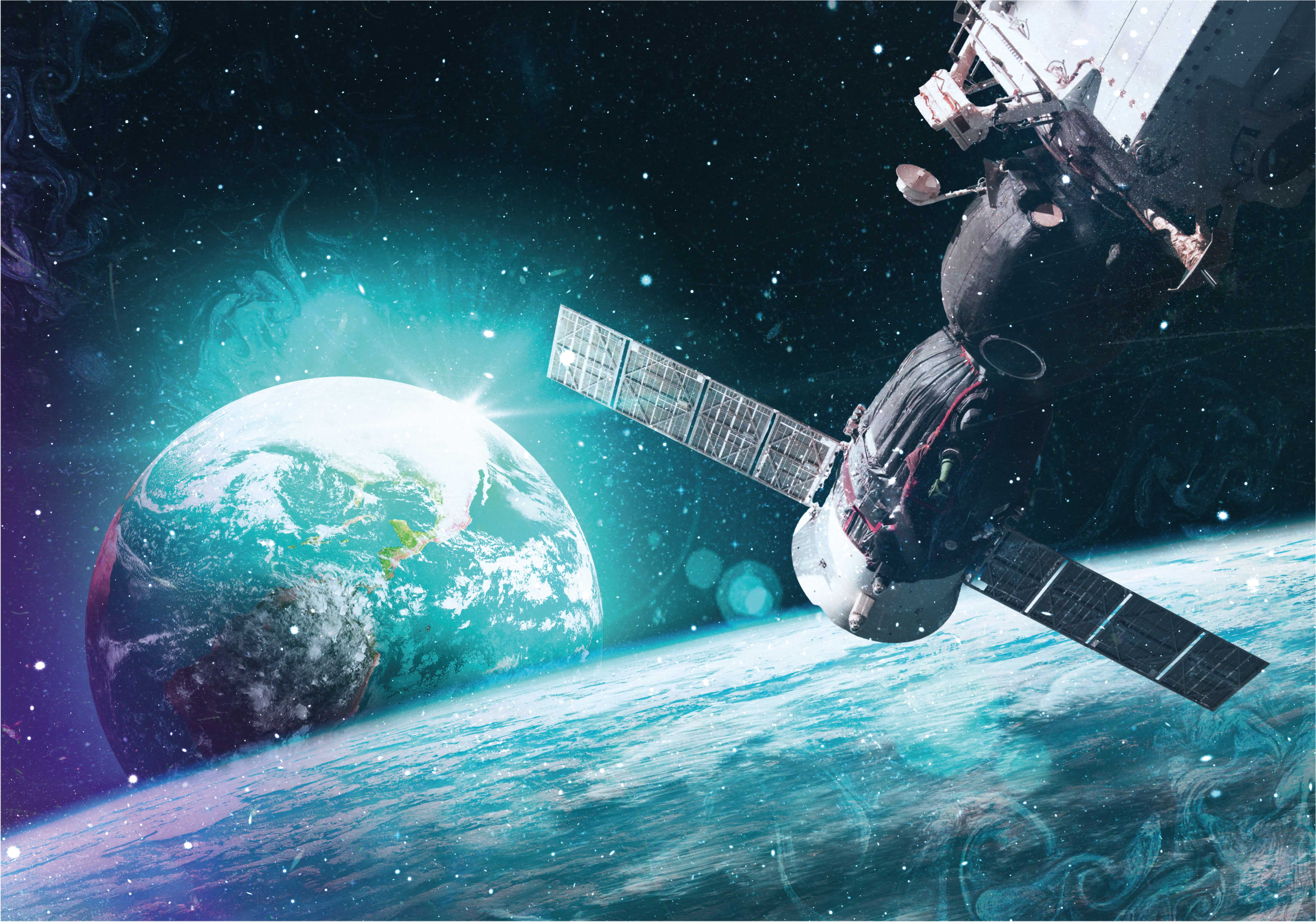 Alfombra vinílica de estrellas exploración galáctica - TenVinilo