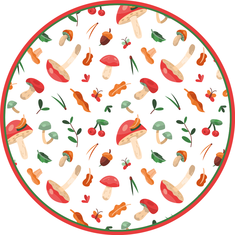 Alfombra vinílica flores motivo floral de setas - TenVinilo