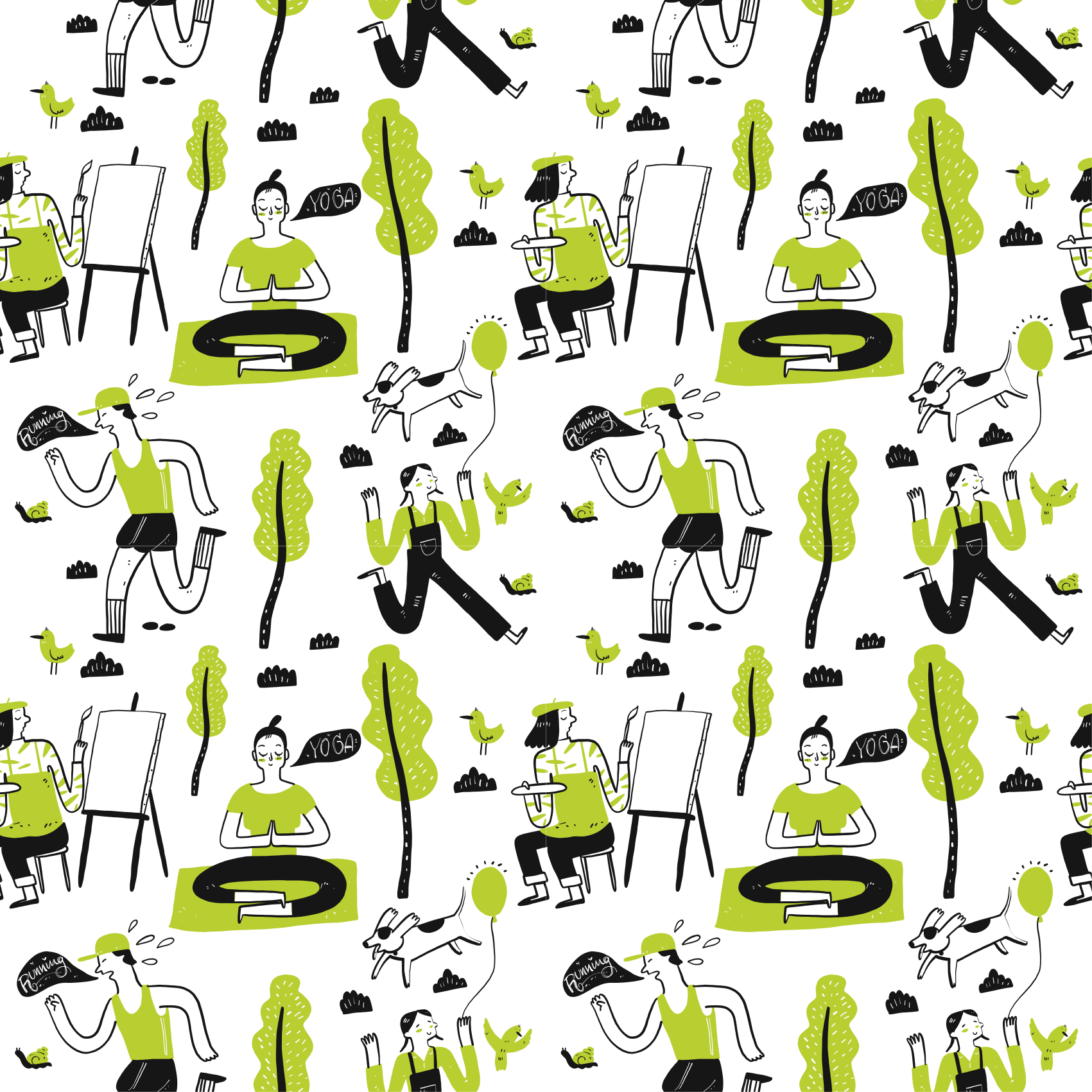 Alfombra vinílica imitación escenas urbanas lúdicas - TenVinilo