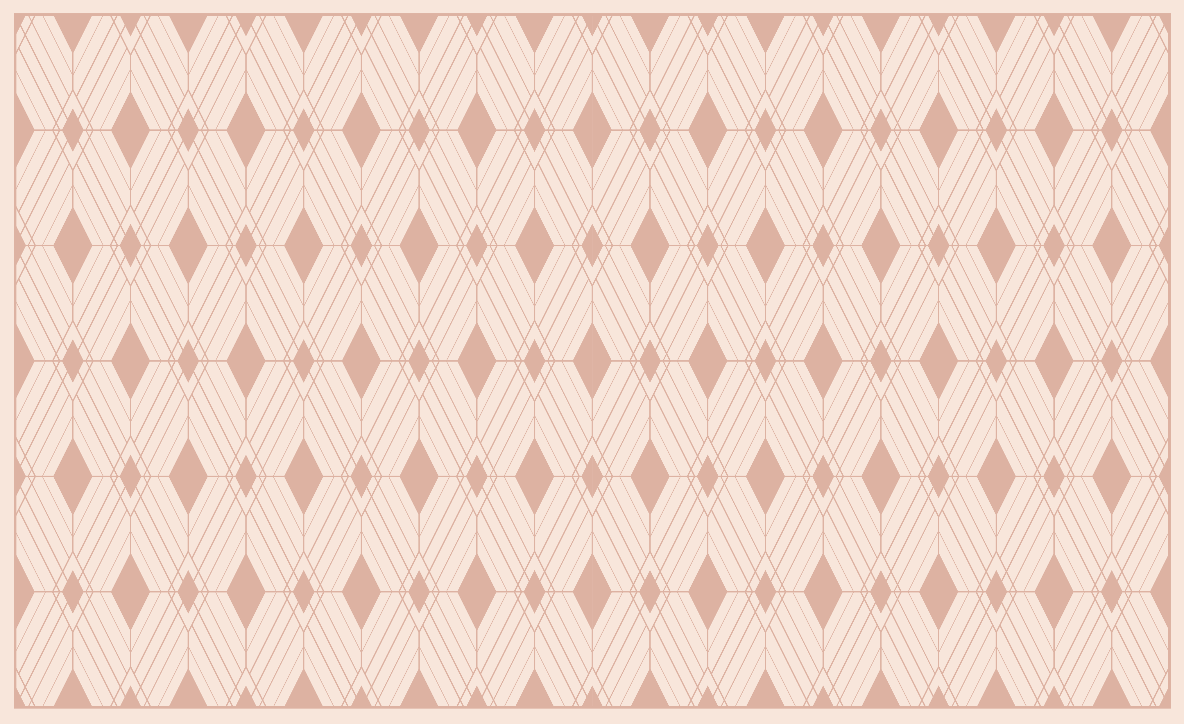 Alfombra vinílica moderna motivo geométrico de diamantes - TenVinilo