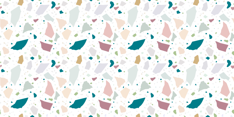 Alfombra vinílica geométrica figuras conceptuales - TenVinilo