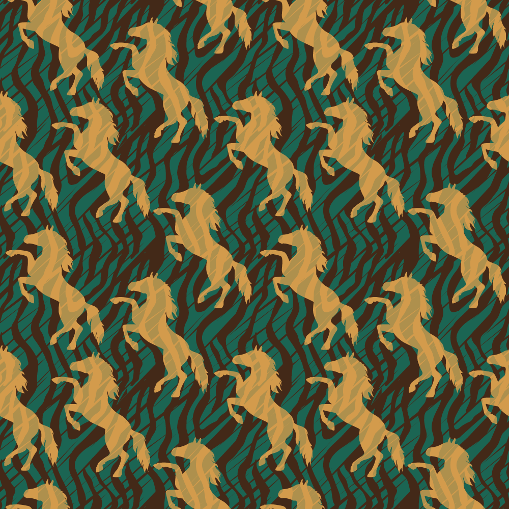 Alfombra vinílica animal print motivo safari - TenVinilo
