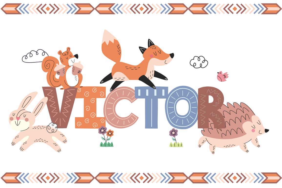 Alfombra vinílica personalizable criaturas personalizables - TenVinilo