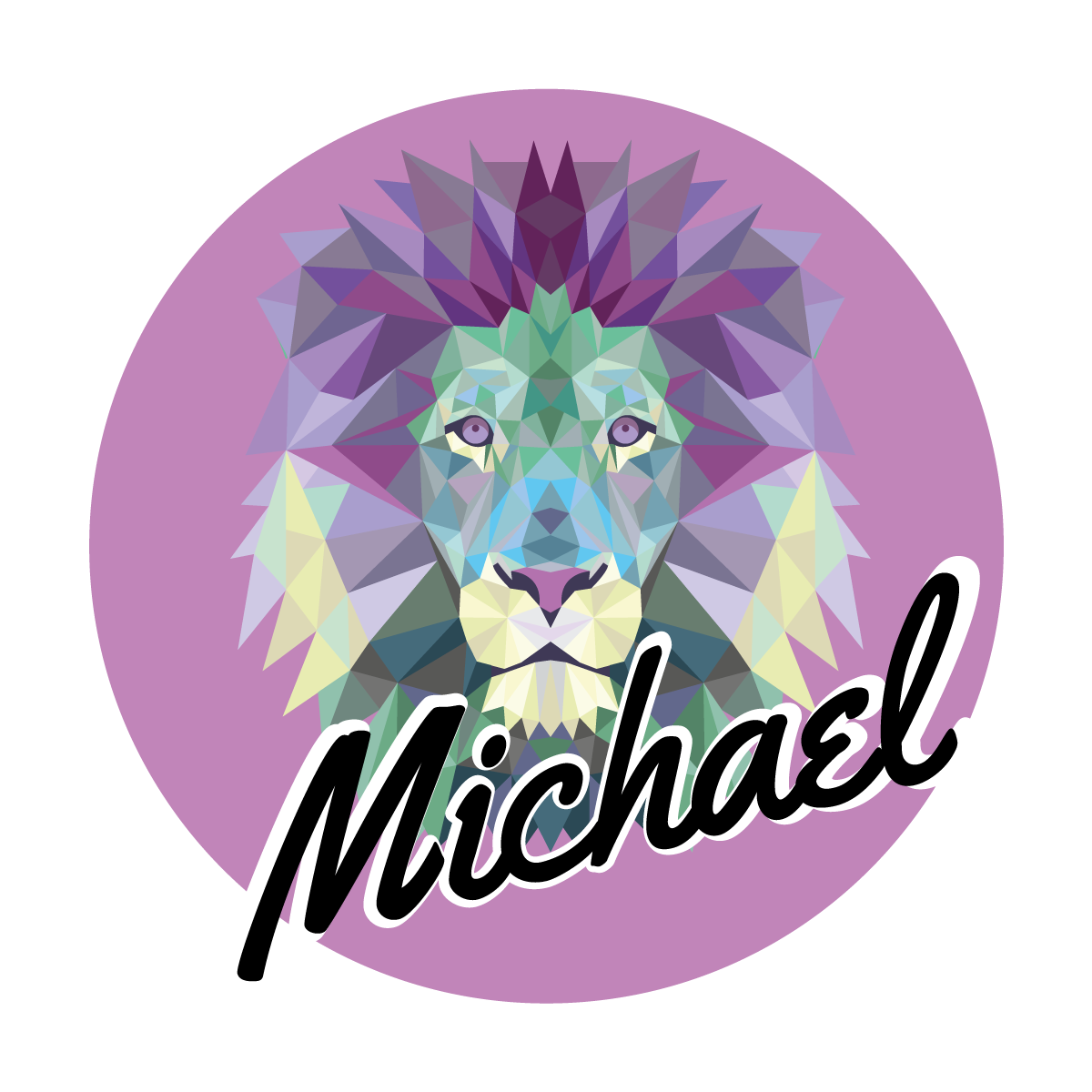 Alfombra vinílica personalizable león personalizable - TenVinilo