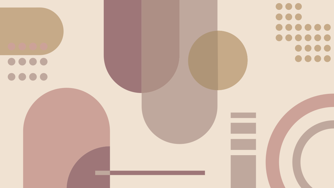 Alfombra vinílica geométrica armonía de formas geométricas - TenVinilo