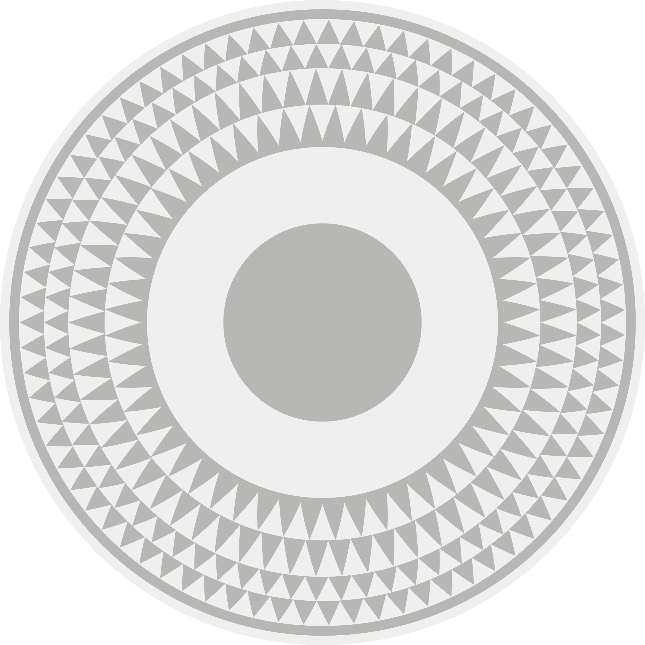 Alfombra vinílica geométrica patrón de círculos concéntricos - TenVinilo