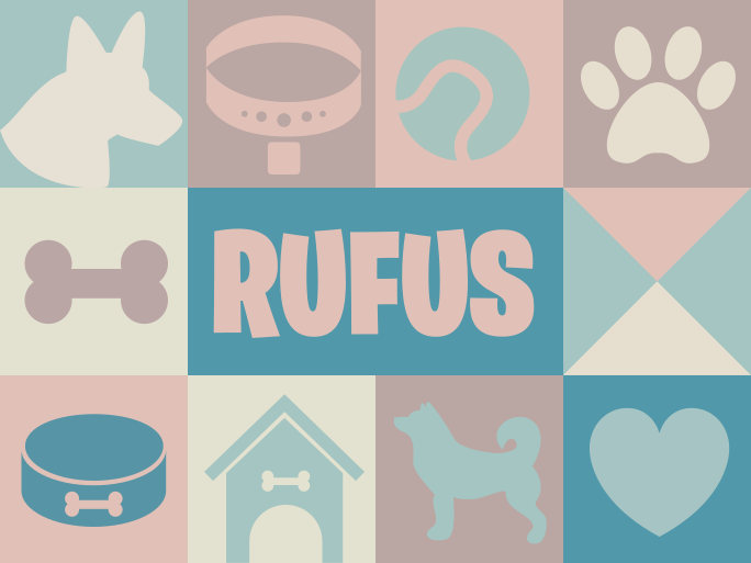 Aflombra vinílica animales Perros personalizados - TenVinilo