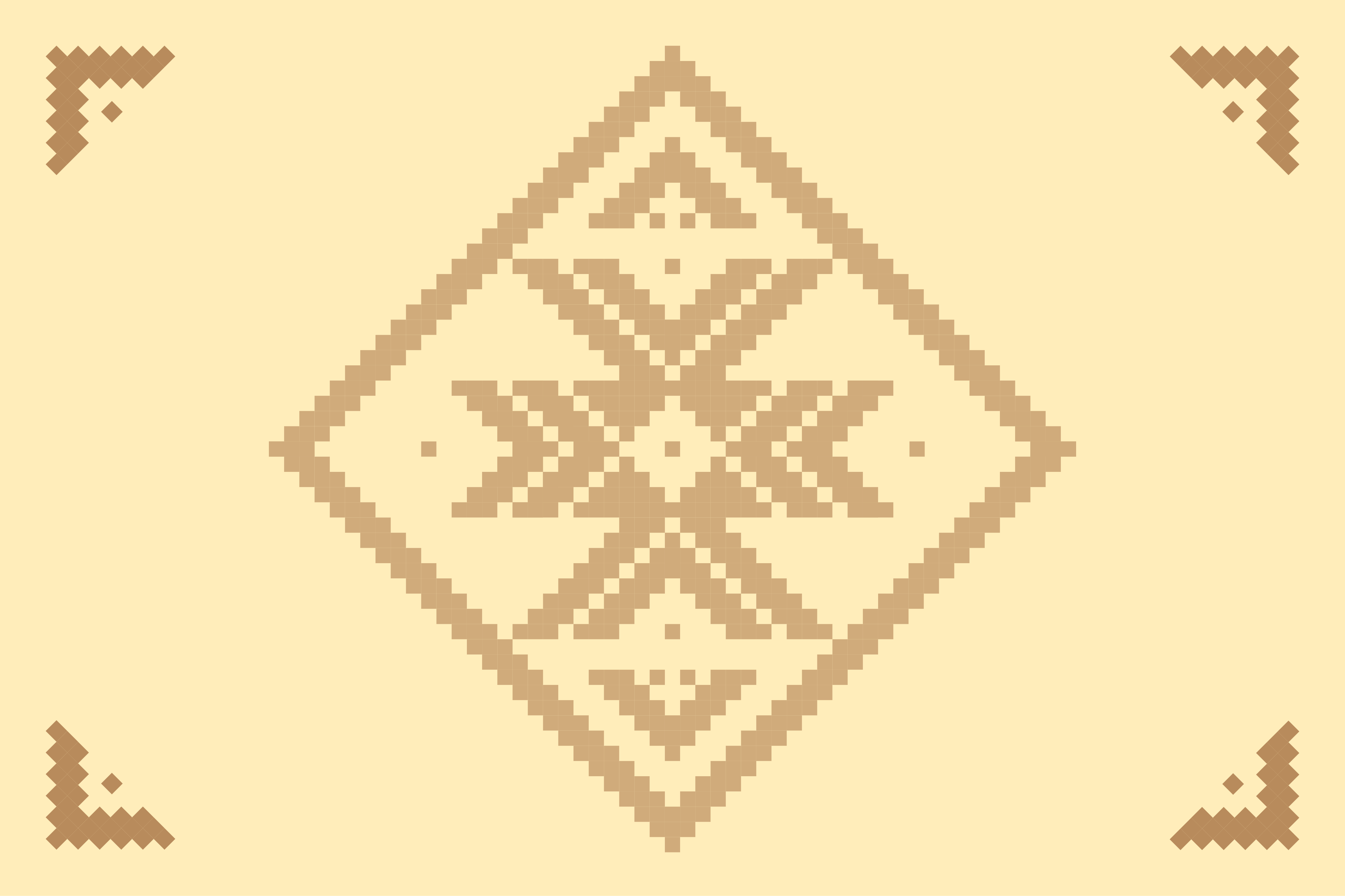 Alfombra vinilo marrón color tierra mapuche - TenVinilo