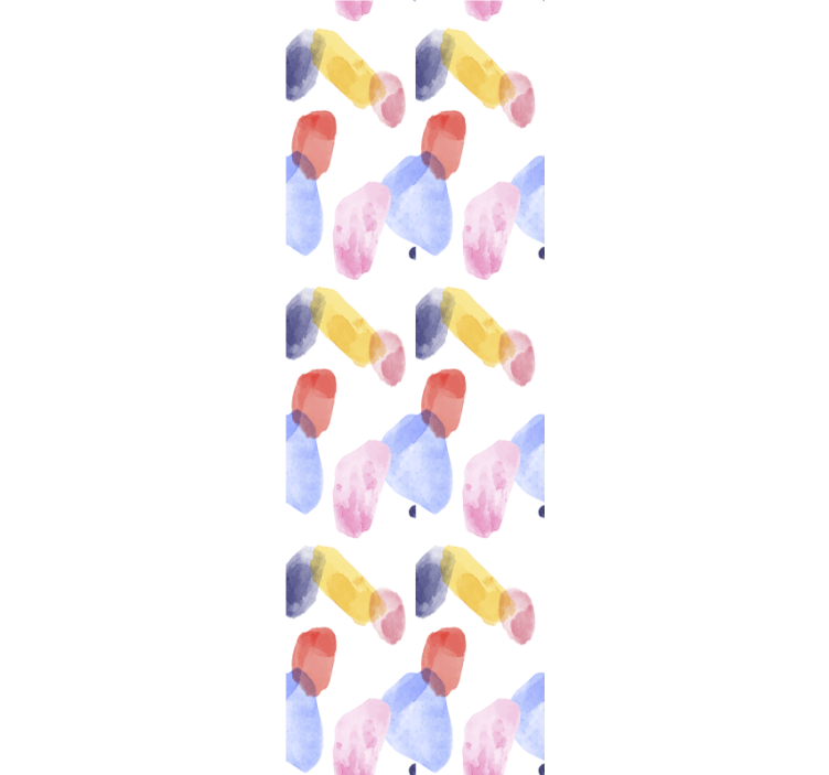 Papel mural abstracto patrones de colores suaves - TenVinilo